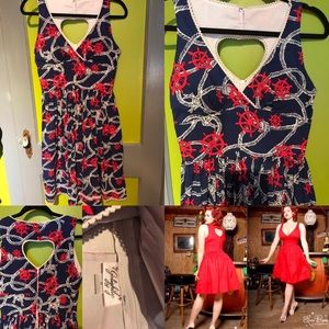 Nautical golightly dress